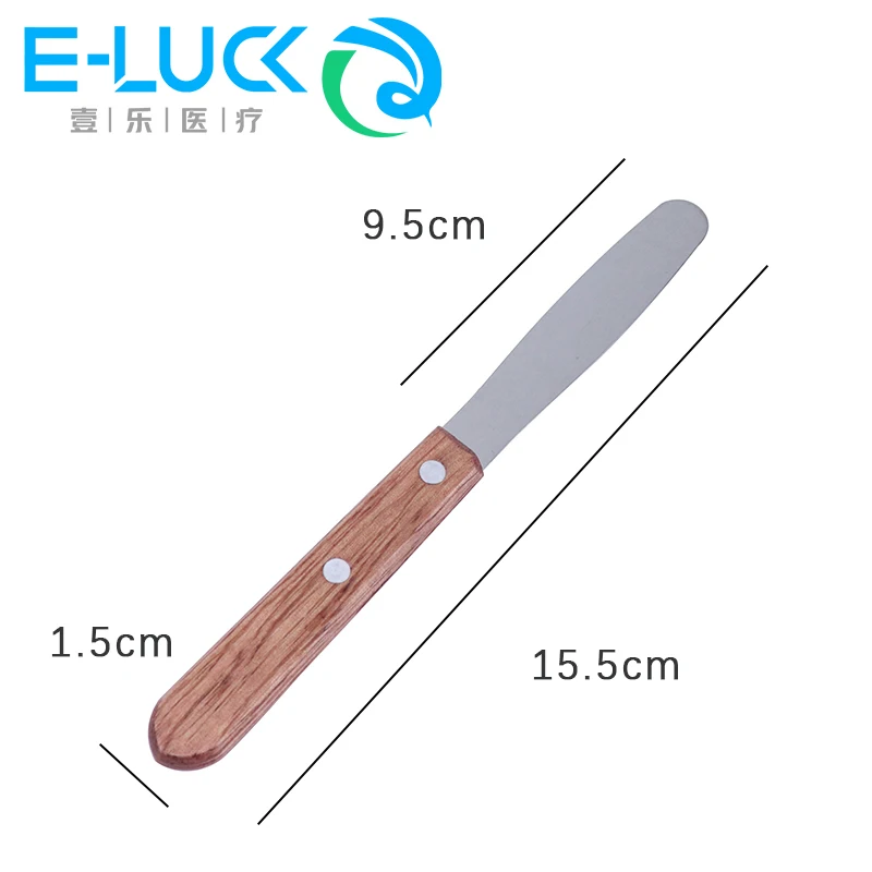 1szt Dental Alginate Metal Knife Mixing Plaster Spatula Stainless Steel Laboratory Gypsum Spatula Dentist Tools — zdjęcie 6