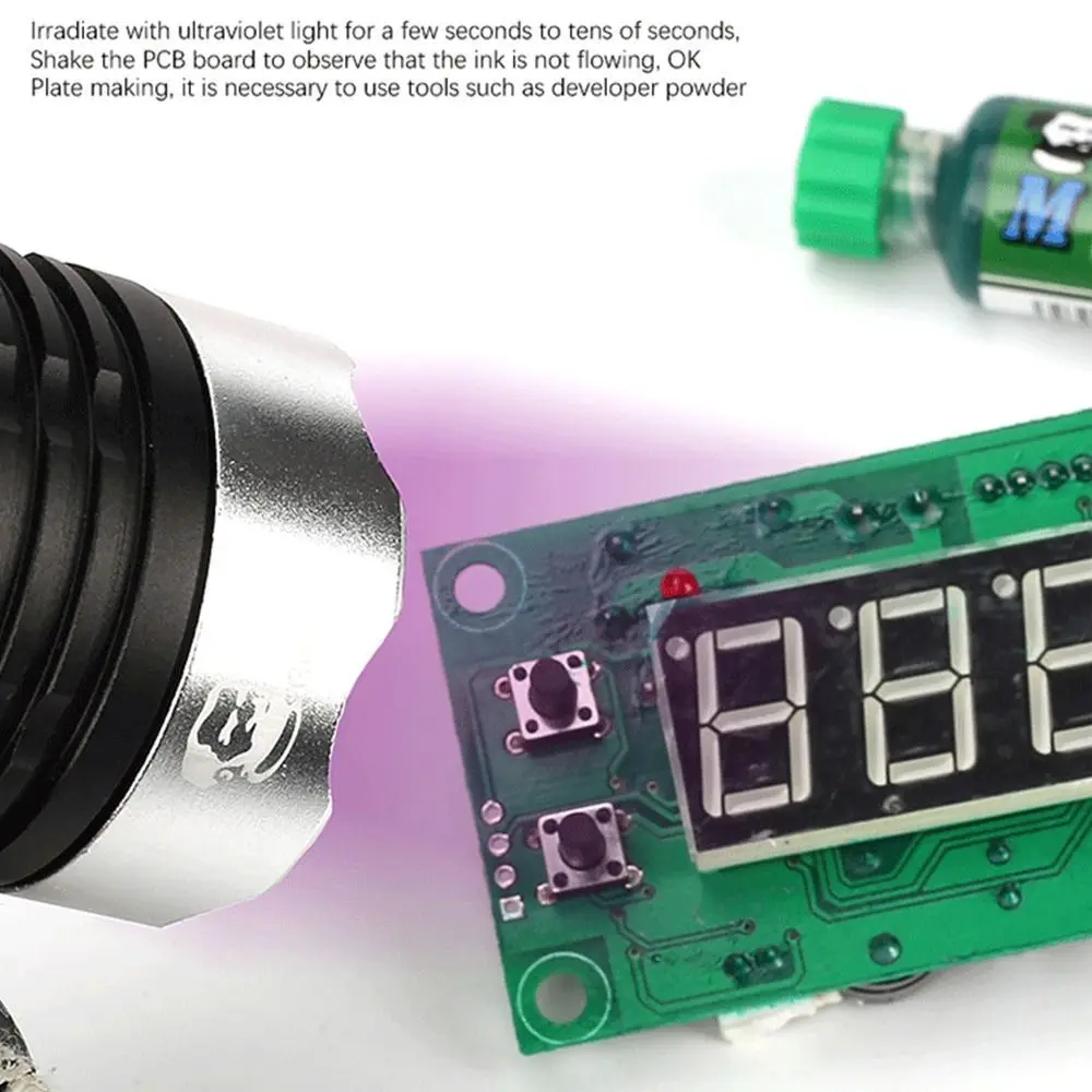 Luz UV cura tintas de óleo, solda tinta máscara, solda Paste, Soldagem Flux, fotossensível, evitar arco corrosivo, BGA PCB Tools, 10cc