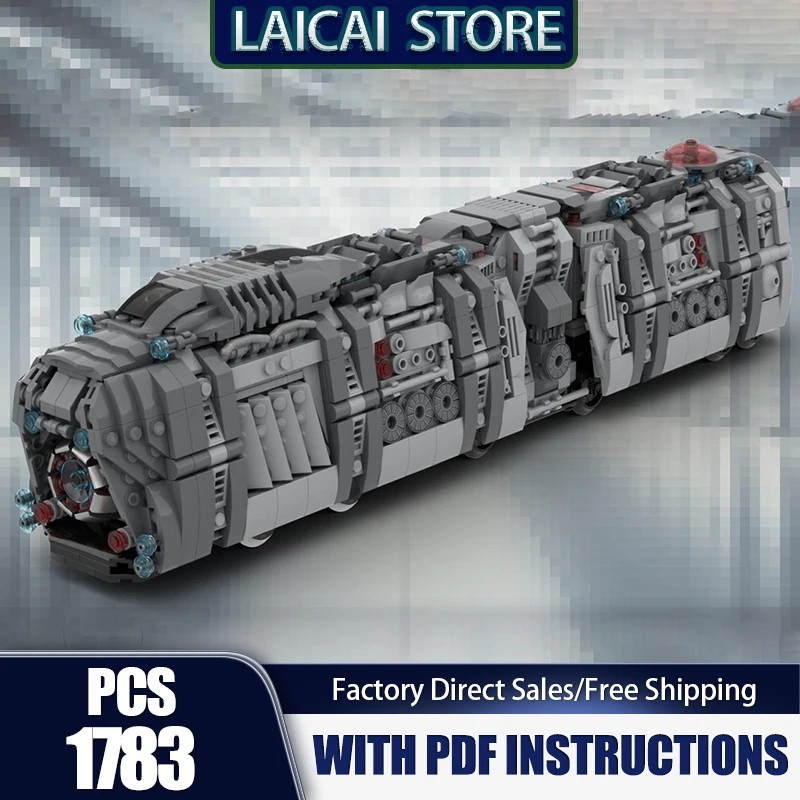 

Star Movie Moc Building Bricks Imperial Strike 2AT-8E2 Armored Articulated Train Technology Modular Blocks DIY Assembly Gift Toy