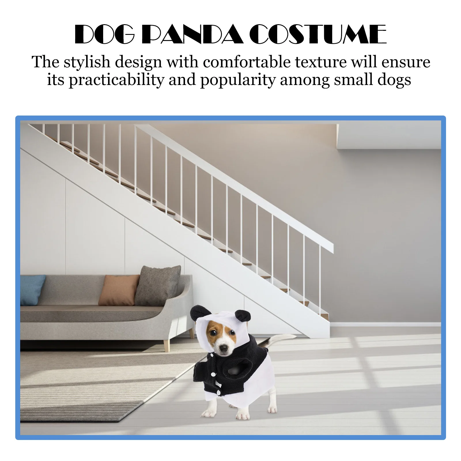 

Dog Dress Panda Costume Small Dog Clothes Durable Use Puppy Coat Hoodie Transformation Outfit Pet Winter Fashion Outdoor Photo