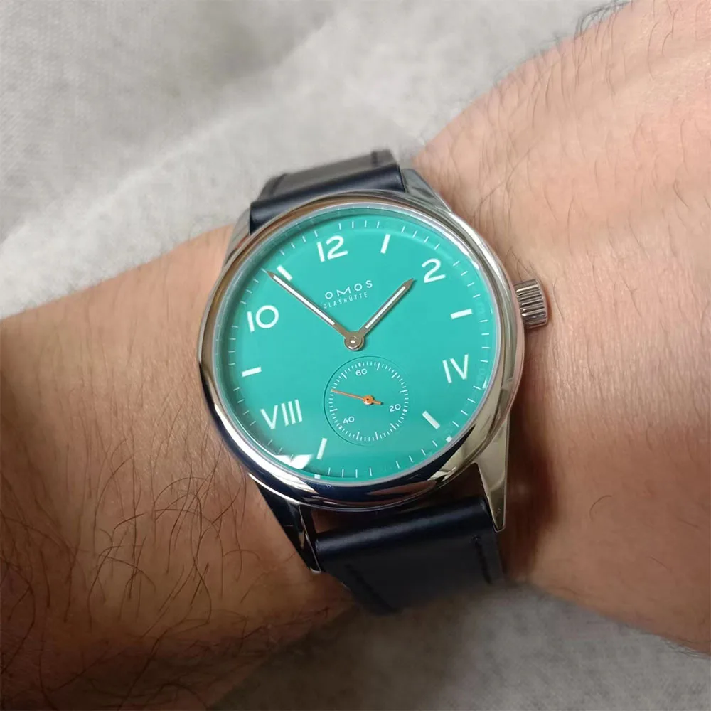 39MM high-end men's automatic mechanical watch with Sea-Gull ST17 movement, waterproof and luminous features.