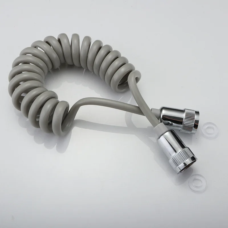 Shower Hose Flexible Telescopic Bathroom Spirals Spring Shower Hose Faucet Universal Interface Extra Long Bidet Sprayers