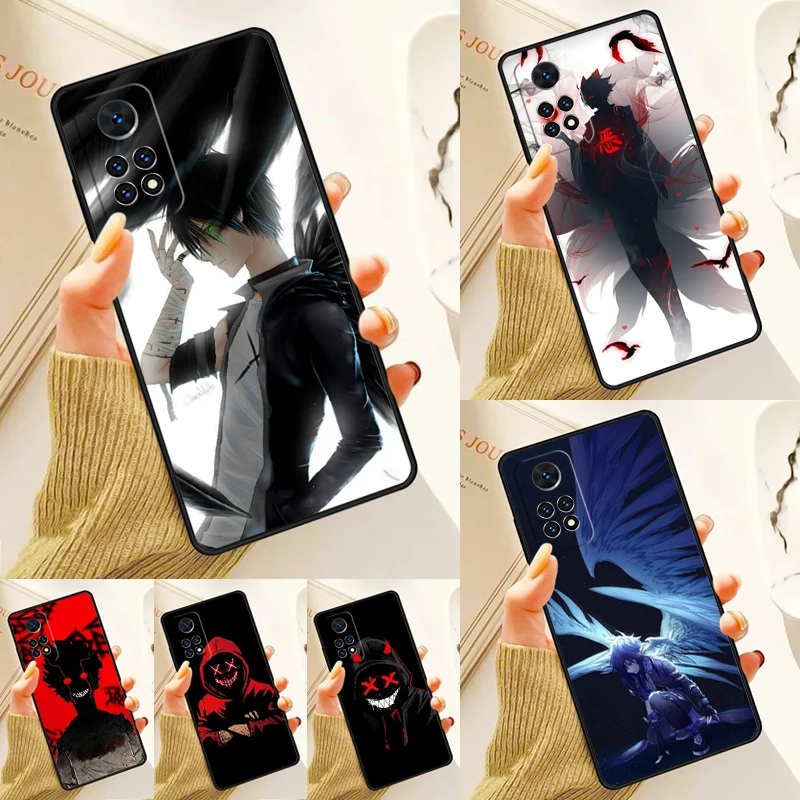 

Anime Manga Devil Bad Boy Case For Samsung Galaxy S24 Plus S23 S20 S21FE Lite S22 Ultra Note 20 S8 S9 S10 Phone Coque