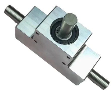 

Commutator Corner, Small 90 Degree Speed Ratio 1:1 Single/Dual Output Shaft Diameter 15mm, Spiral Bevel Gear Box