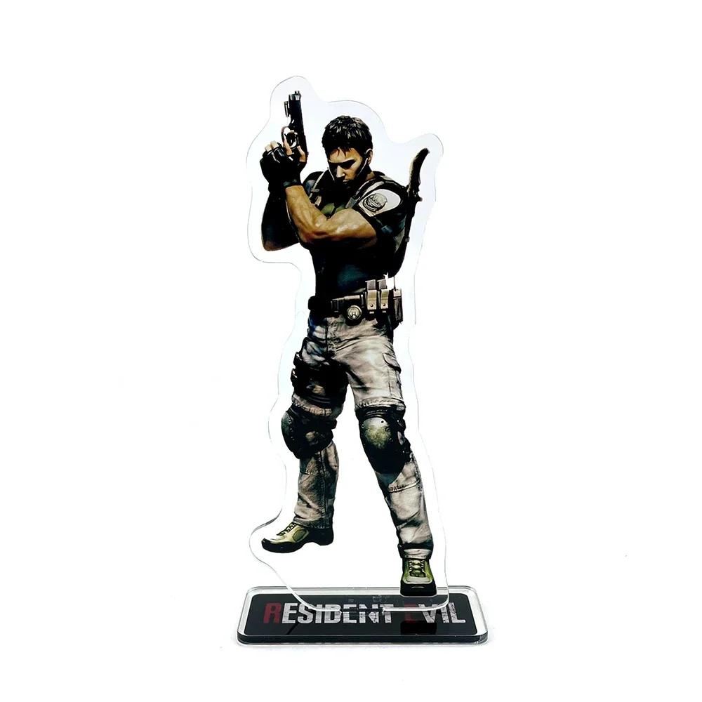 Chris Redfield acrylic standee figurines desk decoration cake topper