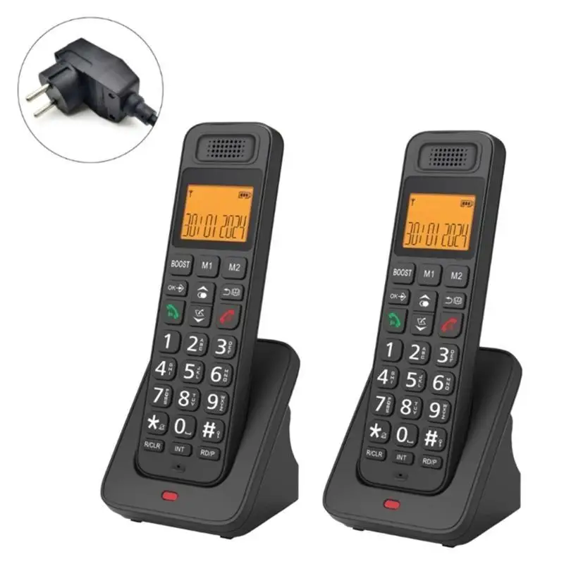652F D1018D DECT Cordless Phone Pair Home Telephone for Small Offices and Homes Offering Low Radiation and High Voice
