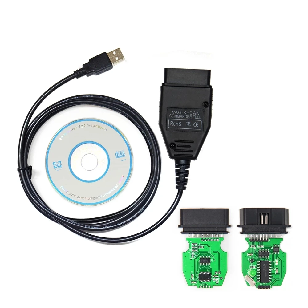 For VAG K+CAN Commander 1.4 Diagnostic Scanner tool for VAG 1.4 COM cable For vag PIC18F25K80 FTDI FT232RQ Chip