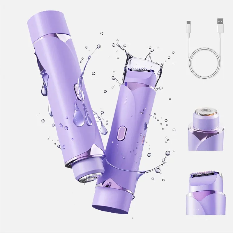 

2 IN 1 Feminine Shaving Tool Waterproof women's razor Sensitive skin shaver Electric shaver for ingrown hair prevention