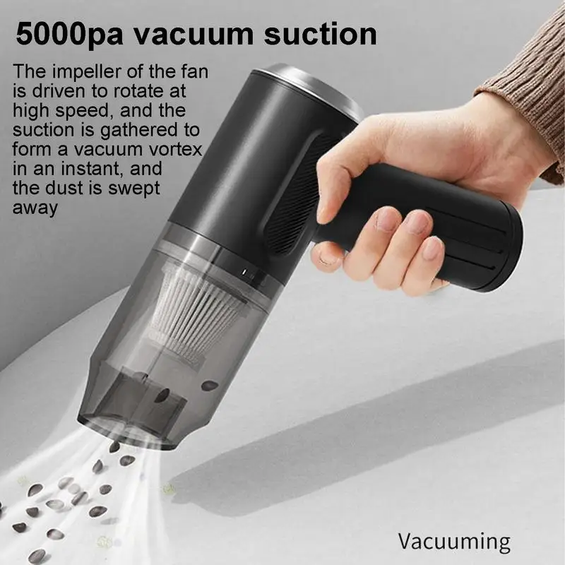 5000PA High Power Wireless Vacuum Cleaner, Car Stuff, Cleaning Machine, Home Appliance, Car Accessories For Office Dust, 2000mAh