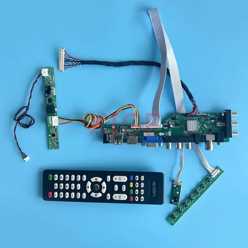 

For T215HVN01 T215HVN05 CLAA215FA04 LCD Driver Board 30-Pin LVDS Digital Signal DVB AV+USB+DHMI+VGA Display 21.5" 1920*1080 Kit