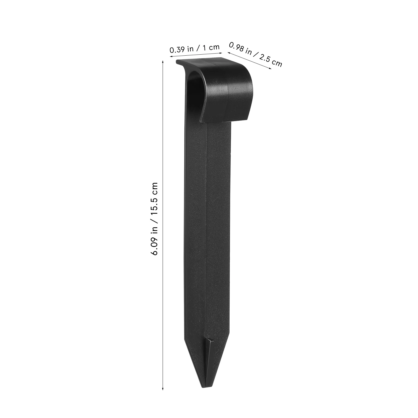 

100 pcs PE Tube Insertion Rod 15cm Garden Stake Irrigation Hose Stakes Ground Fixed Drip Support Pole Plastic Stakes watering