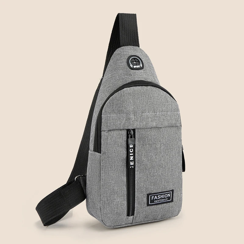 1 حقيبة صدر للرجال حقيبة كروس مع أحزمة كتف قابلة للتعديل وسحاب للإغلاق وجيوب متعددة - حقيبة كاجوال ذات غلاف ناعم su #1