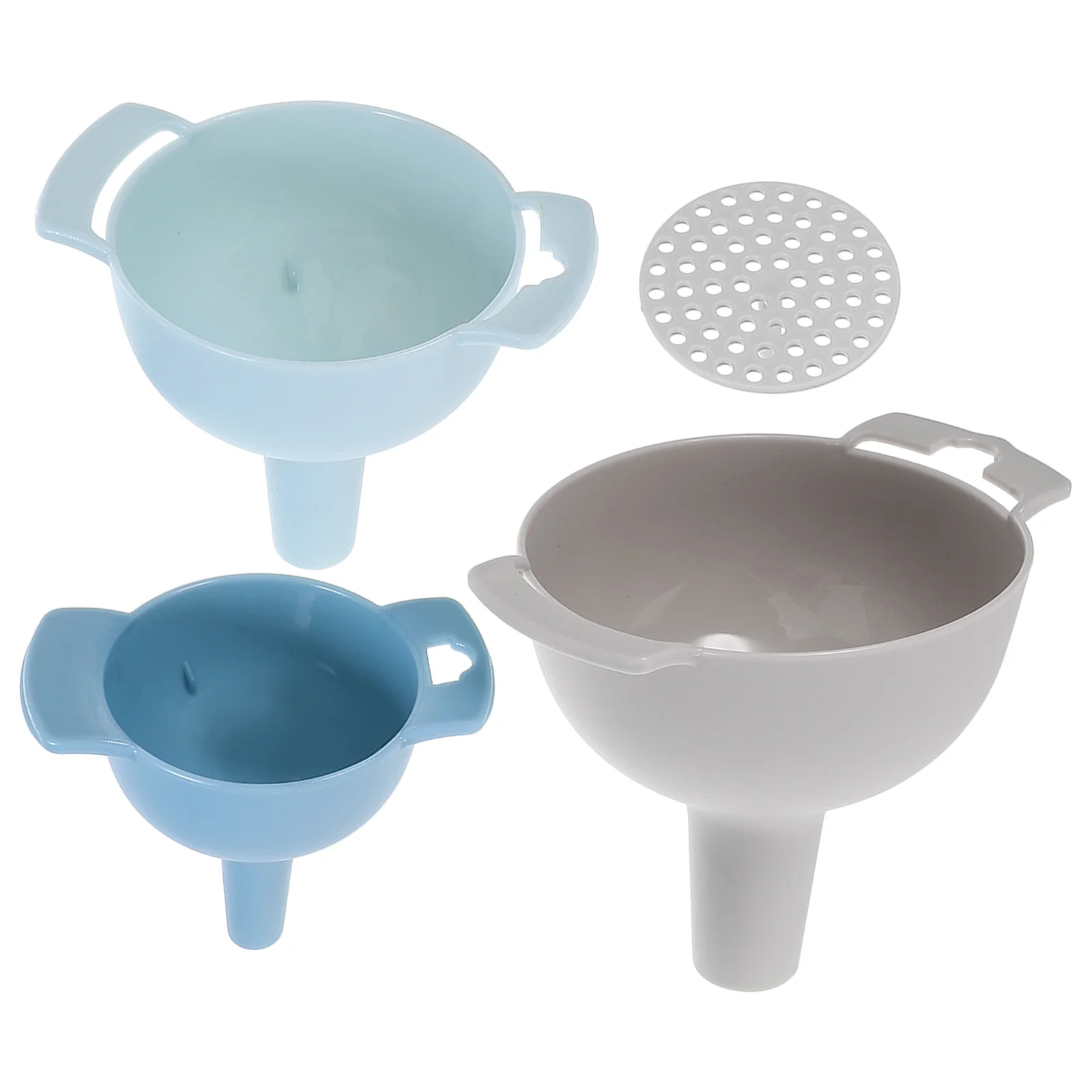 

Multifunctional Funnel Large Diameter Plastic Oil Canning Pp Wide Mouth Leak Proof Bottle Filling Easy Clean Long Use Portable