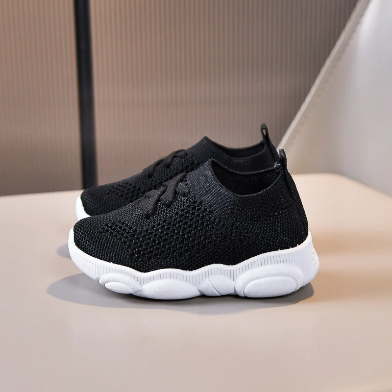 Chaussures pour enfants, semelles antidérapantes en caoutchouc souple, baskets plates décontractées pour bébés, pointures enfants filles et garçons, chaussures de sport_voghion.com
