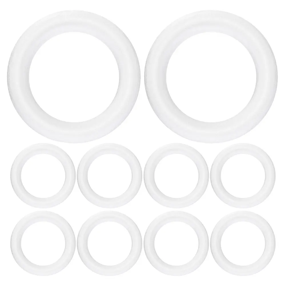 Diy Foam Rings Foam Ring Decoration Craft Circle Festival Party Foams Model Diy Ring Blank Statue Models For Wedding Party Decor