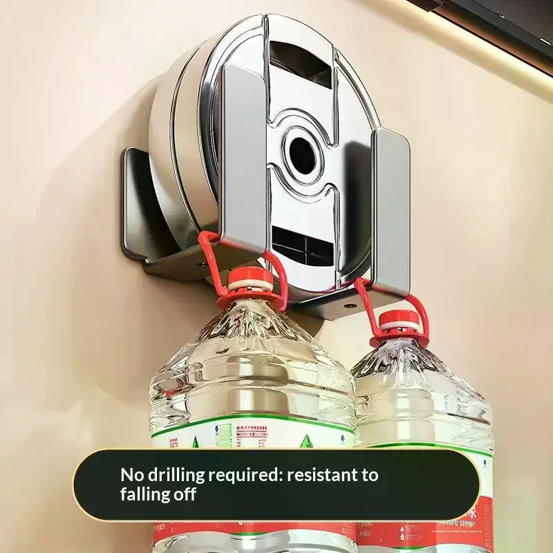 

Настенный держатель для роутера и удлинителя из углеродистой стали, многофункциональная подставка для Wi-Fi, экономия места, без сверления, настенный кронштейн