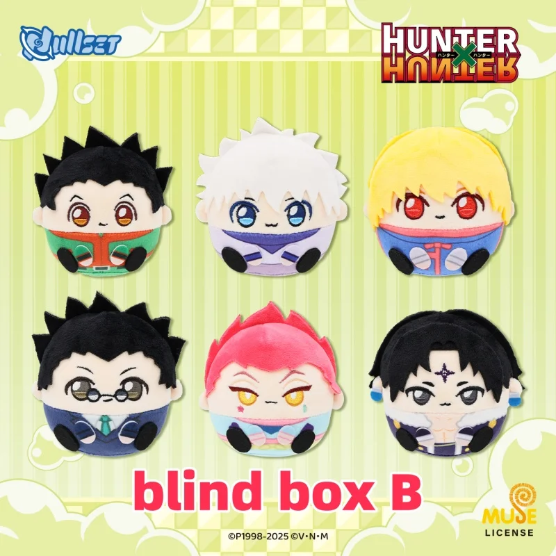 Genuine Hunter X Hunter Mystery Blind Box Gon Killua Kurapika Charm Plush Doll Coin Purse  Anime Merchandise Cute Dolls Gift Toy