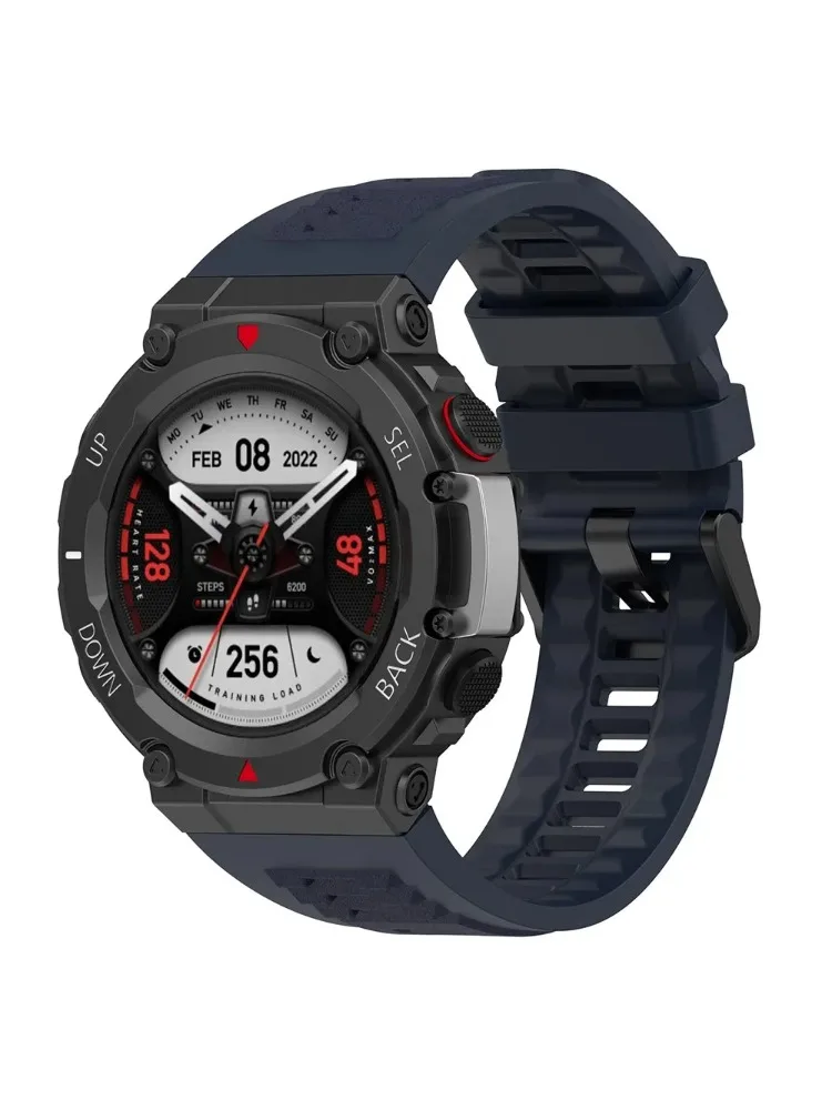 Bracelet de montre pour Amazfit T-Rex 2, en Silicone, réglable, accessoires de remplacement pour montre intelligente Amazfit T-Rex 2