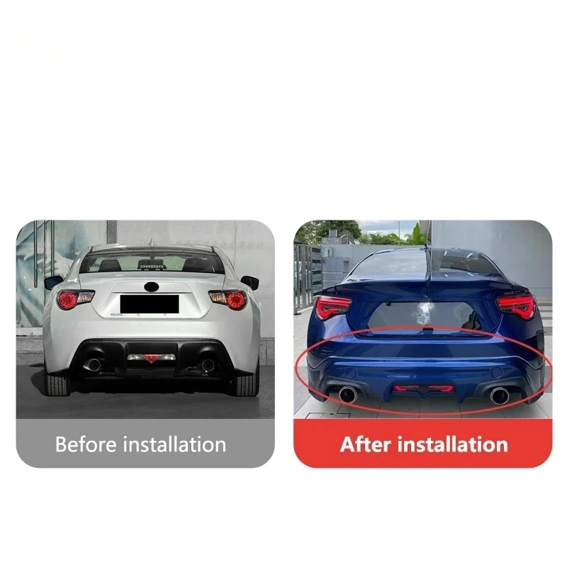 Front Lip Rear Lip Side Skirts   GT86 2013-2016 Car Bodykit Diffuser Spoiler Exterior Accessory Auto Parts