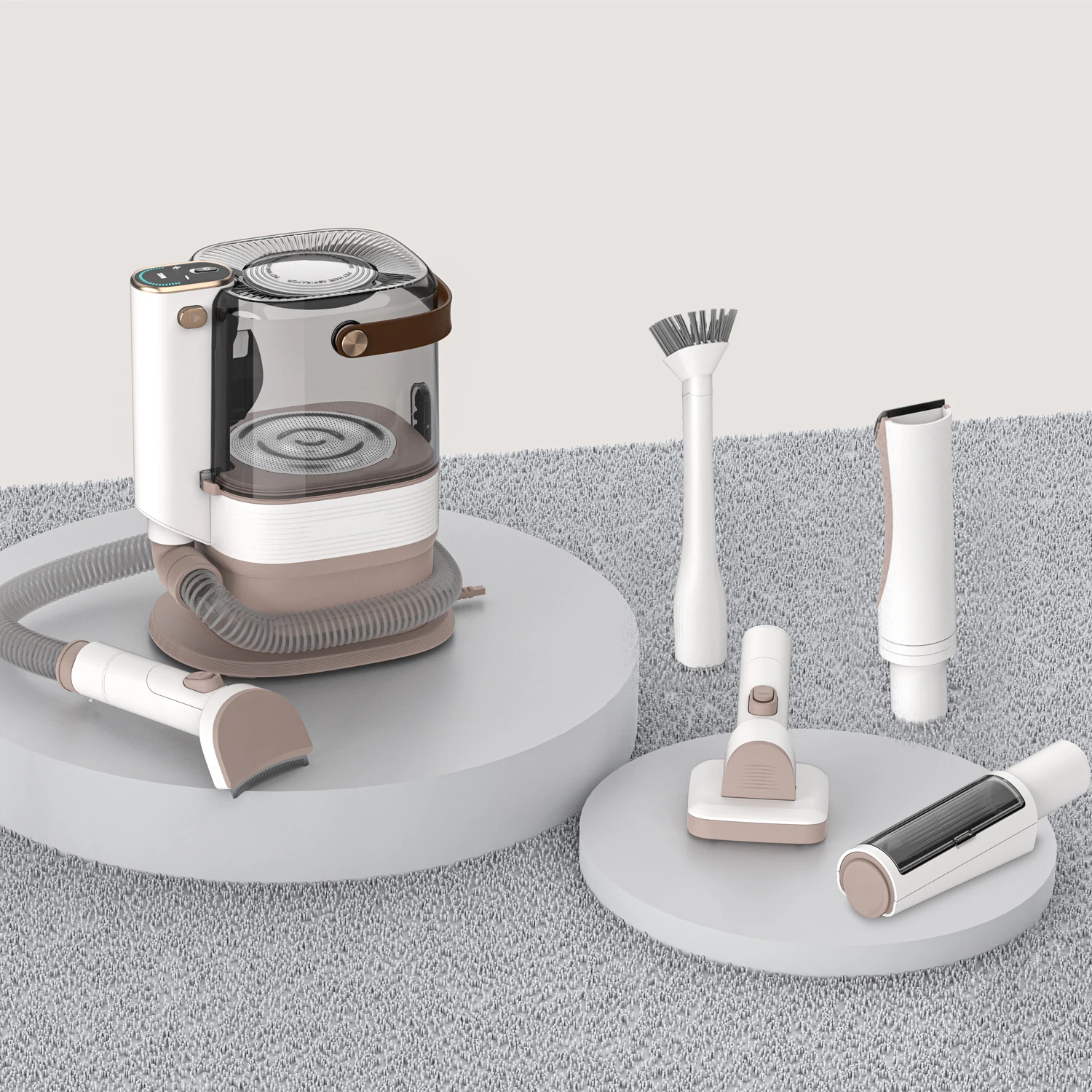 

3.2L Large Capacity High Suction Power Pet Vacuum Cleaner Dog and Cat Hair Grooming Brush Kit