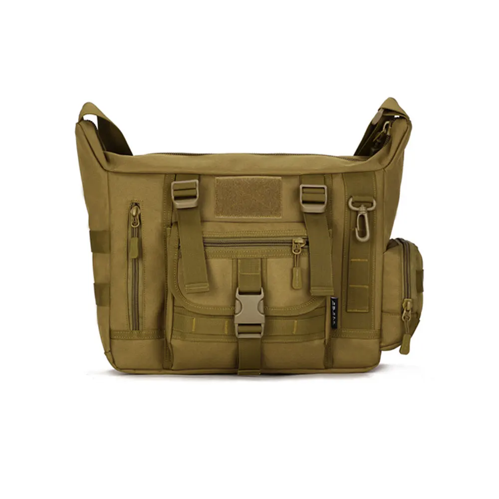 

14 Inch Laptop Shoulder Bag Tactical Briefcase Waterproof Molle Outdoor Camping Hiking Climbing Military Hunting Travel Pack