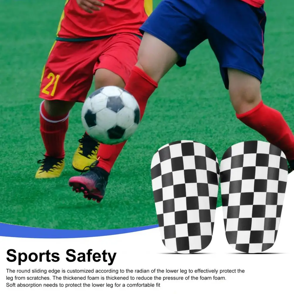 Football Shin Pads Anti-collision Plastic Shell Protective Gear for Soccer Lightweight Impact Resistant Shin Pads