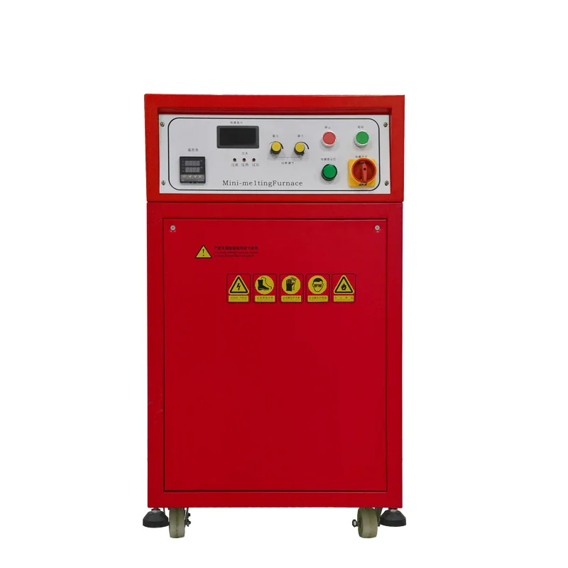 Small Casting Melting Machine 1-3kg Medium Frequency Induction Heating Furnace for Gold Silver Copper Jewelry Tools