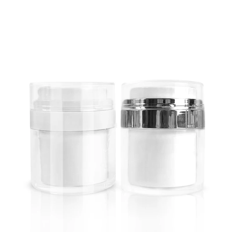 4pack new arrival cosmetic packaging 15g 30g 50g luxury acrylic plastic skin care airless lotion cream pump jar 100g