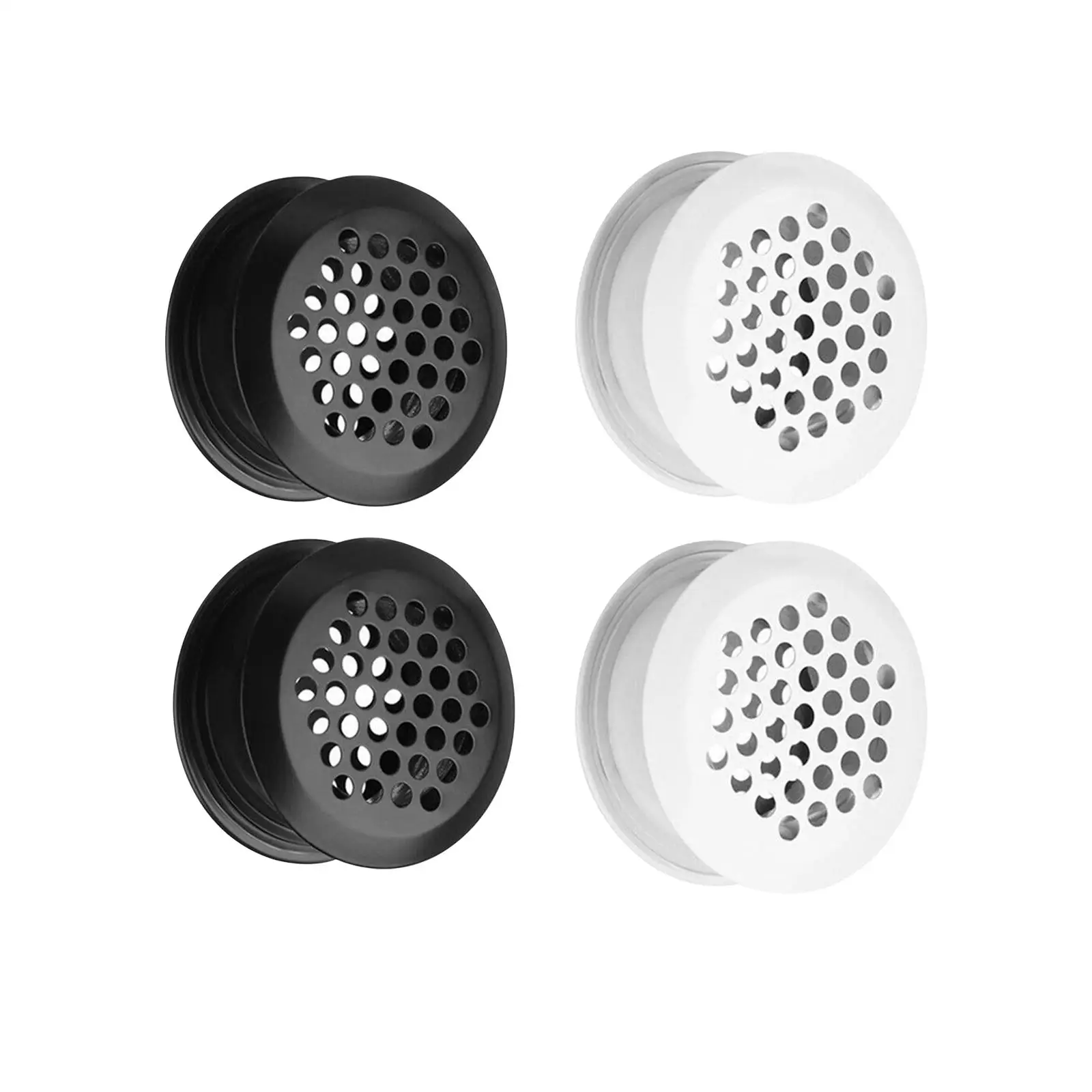 Air Vent Cover 2Pcs Mesh Hole Louver for cabinet shoe Bathroom Wardrobe