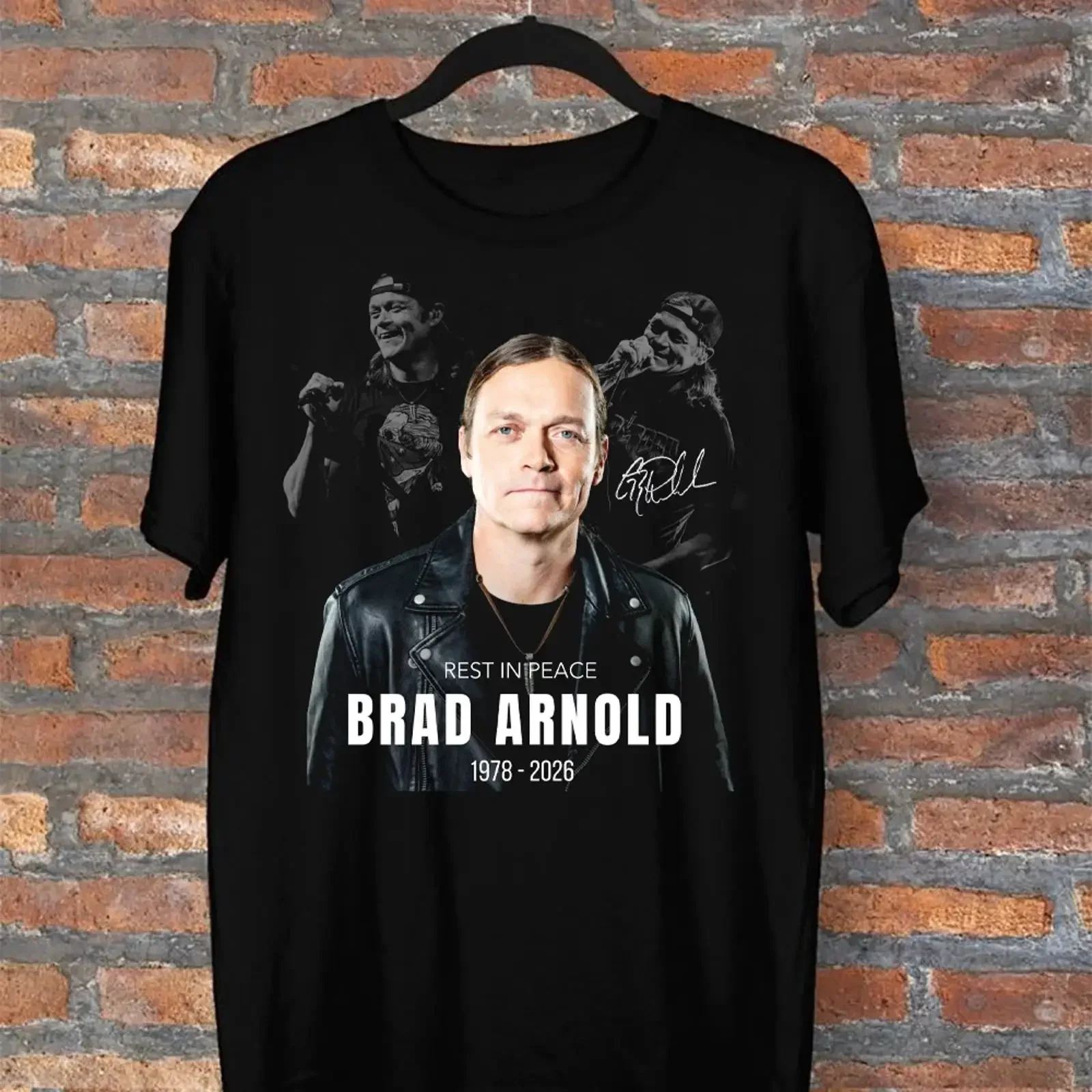 Rest in Peace Brad Arnold 1978 2026 T Shirt All Size AR3634 vintage Washed Unisex Versatile Soft streetwear Comfortable Stylish