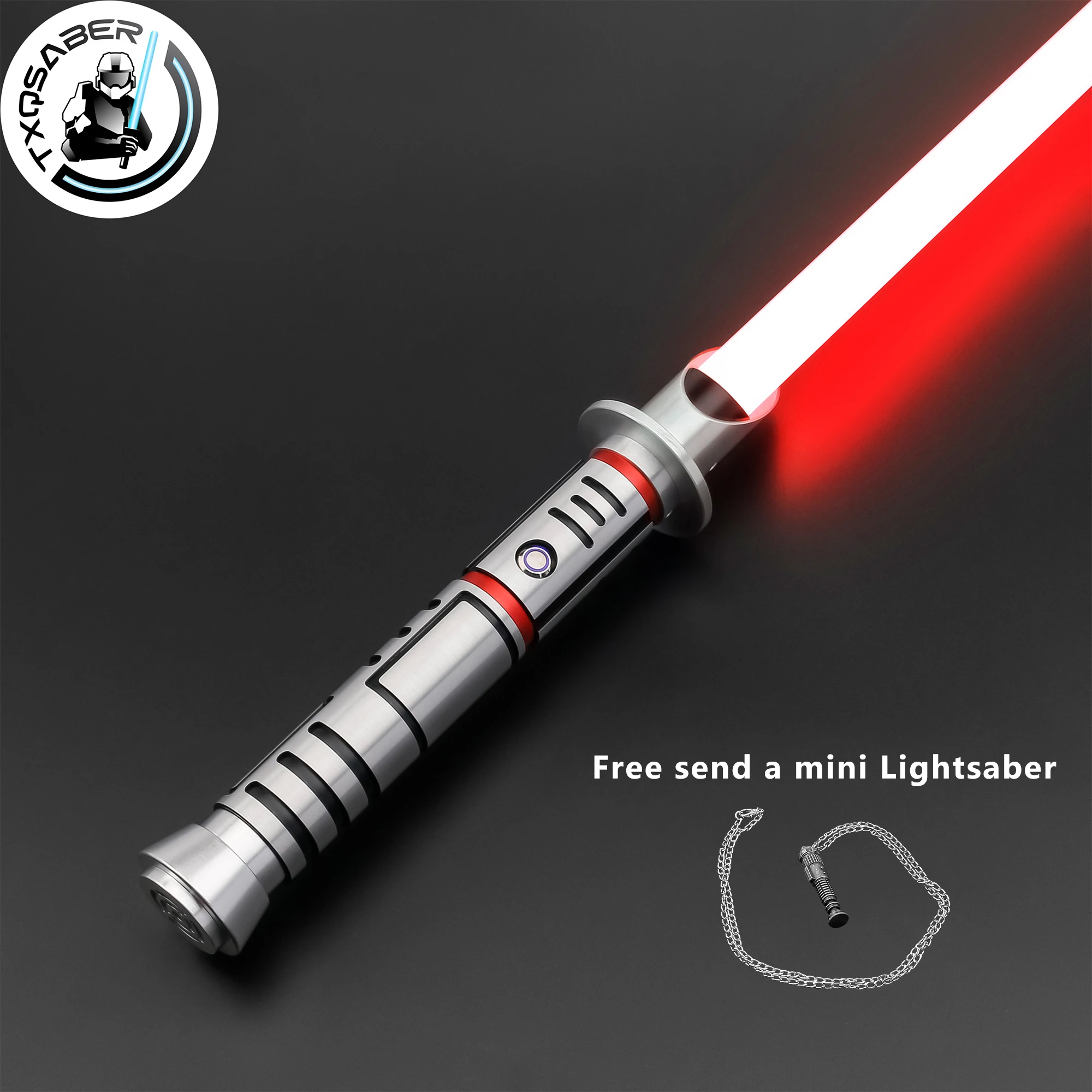 

TXQSABER Lightsaber ET2 Heavy Dueling Light Sword SDRGB Pixel Metal Handle Smooth Swing FOC Lasersword for Cosplay Adult Toys