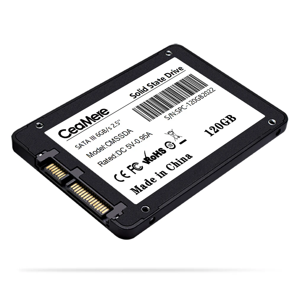 CeaMere 10PCS Sata3 Ssd 120GB 128GB 240GB 256GB Hdd 2.5 Hard Disk