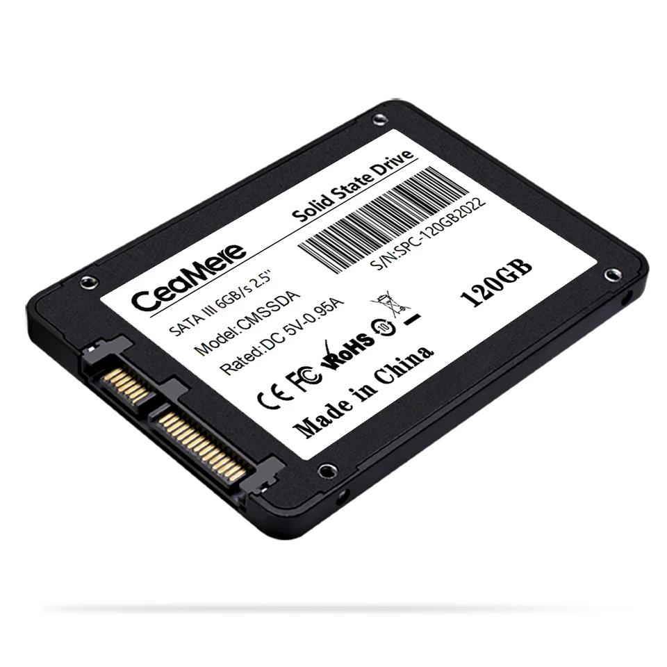 CeaMere 10PCS Sata3 Ssd 120GB 128GB 240GB 256GB Hdd 2.5 Hard Disk