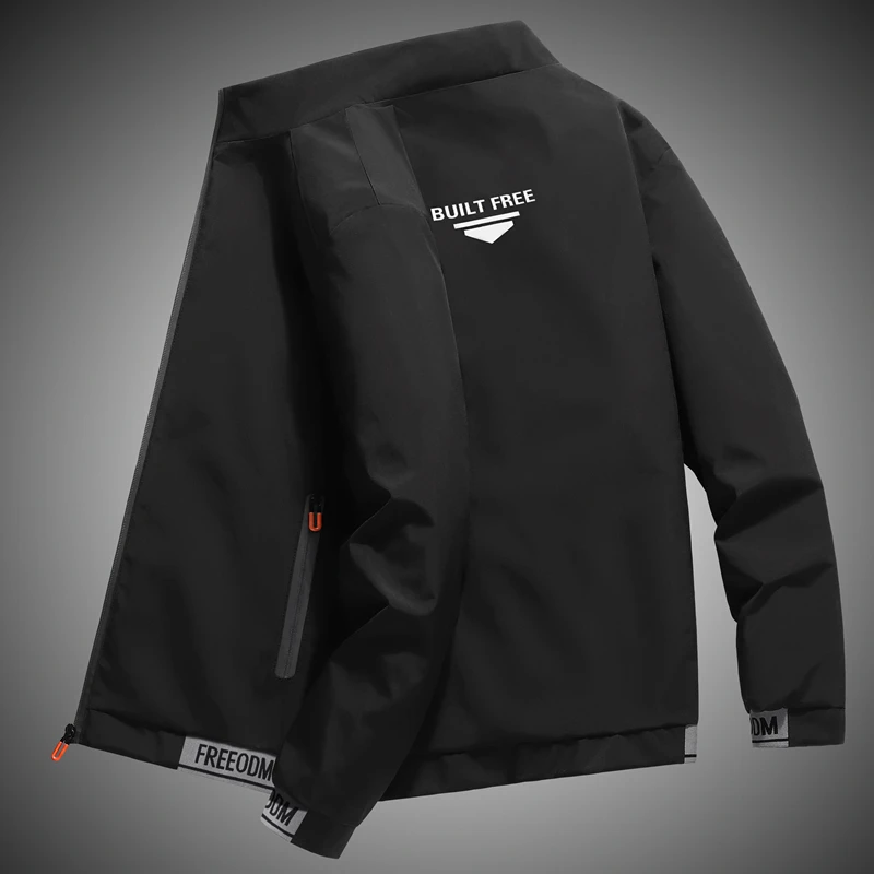 2024 New Male Coat  Autumn Winter Wear-Resistant Stand-up Collar Baseball Clothing Men's Jacket Men's Clothing