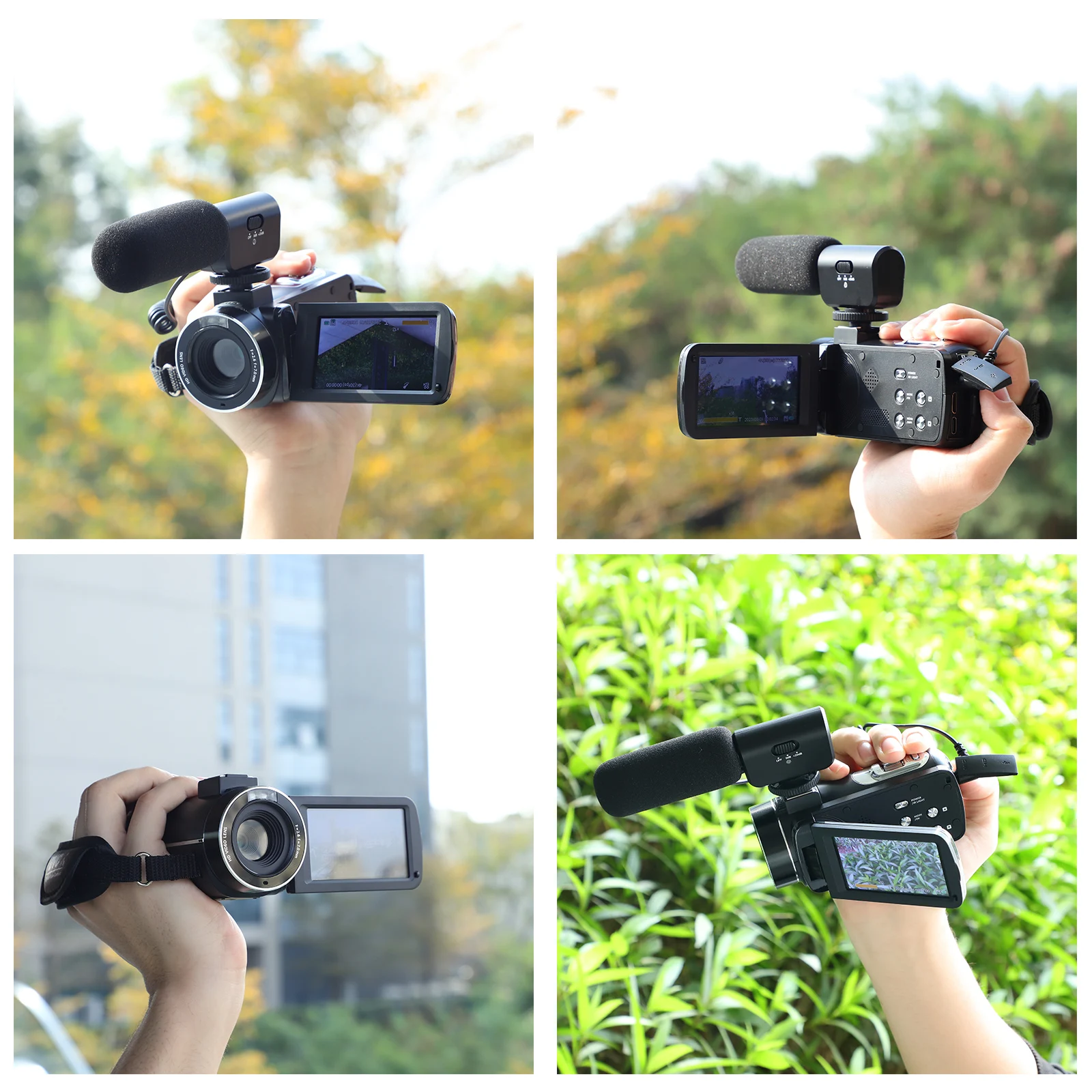 Video High Definition Digital Video Touchscreen Digital für Vlogging Filmen 4-Zoll-Digital