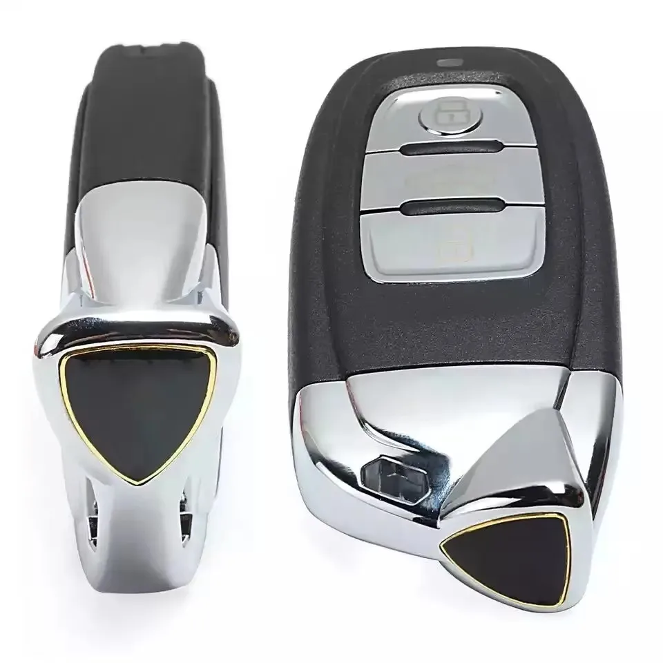 Jingxin Modified Remote Car Key Fob Shell Keyless Entry Case Cover For Lamborghini for Audi 2008 2011 2012 2013 2014 A4 A5 Q5