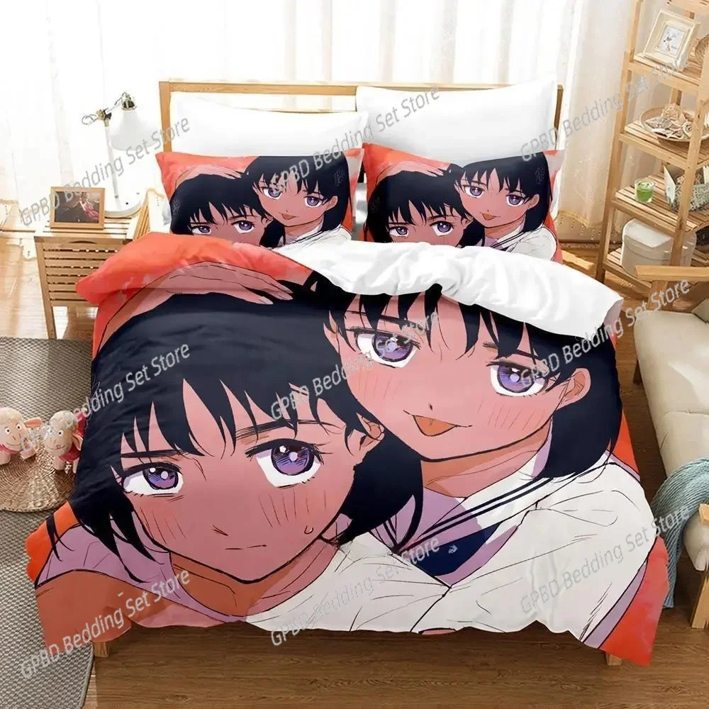 3d Printing Anime Summer Time Rendering Bedding Set Single Twin Full Queen King Size Bed Set Adult Kid Bedroom Duvet cover Sets