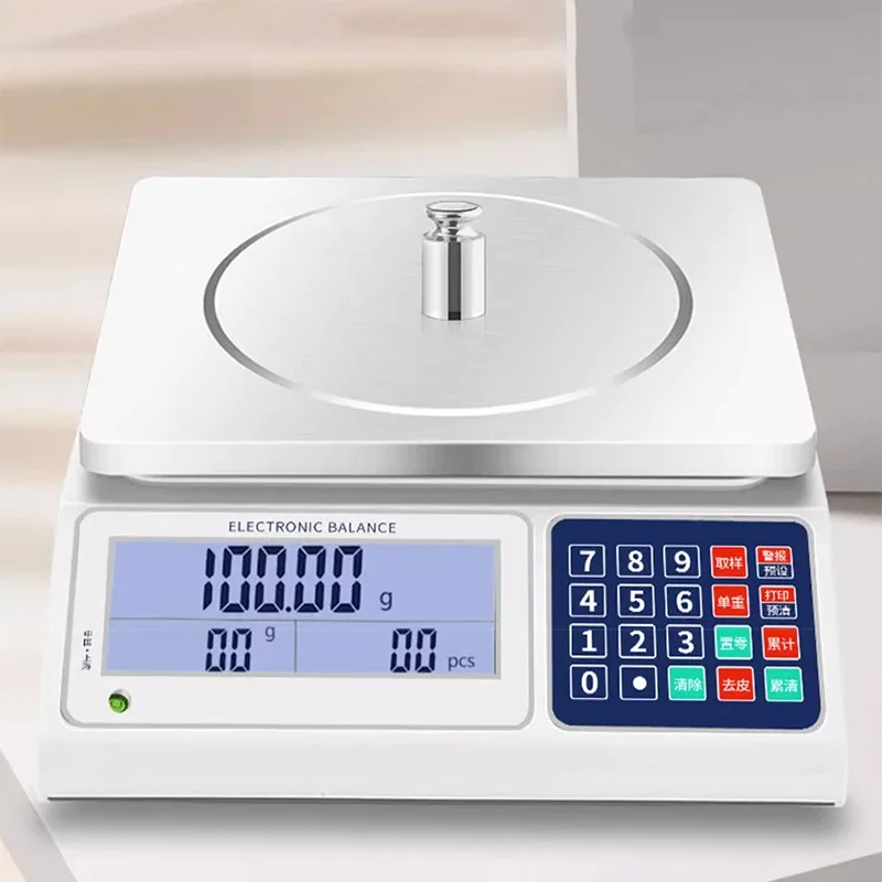 

Digital Counting Scale 0.01g Precision with RS232 Optional Industrial Counting Scale 0.1G-10KG