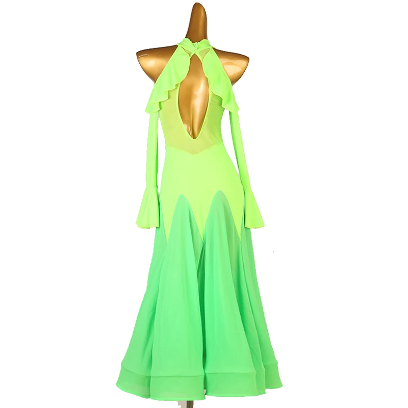 

Modern Dance Dress Professional Ballroom Dance Exam Outfit Practice Costume Waltz Performance Competition Attire New Arrival