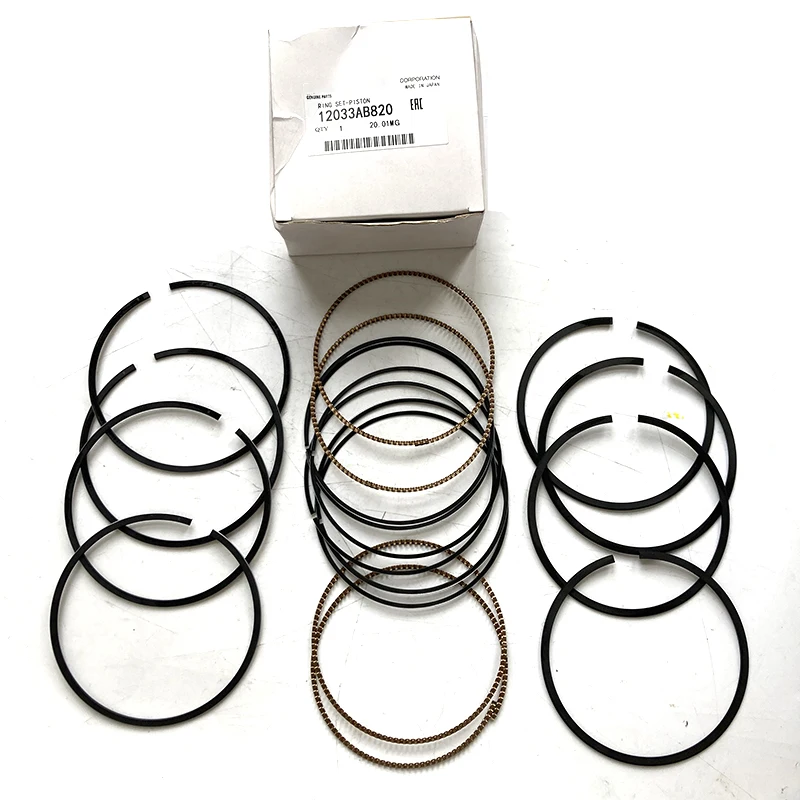 NBJKATO Brand New Piston Ring Set 12033AB820 For Subaru Impreza Forester Legacy