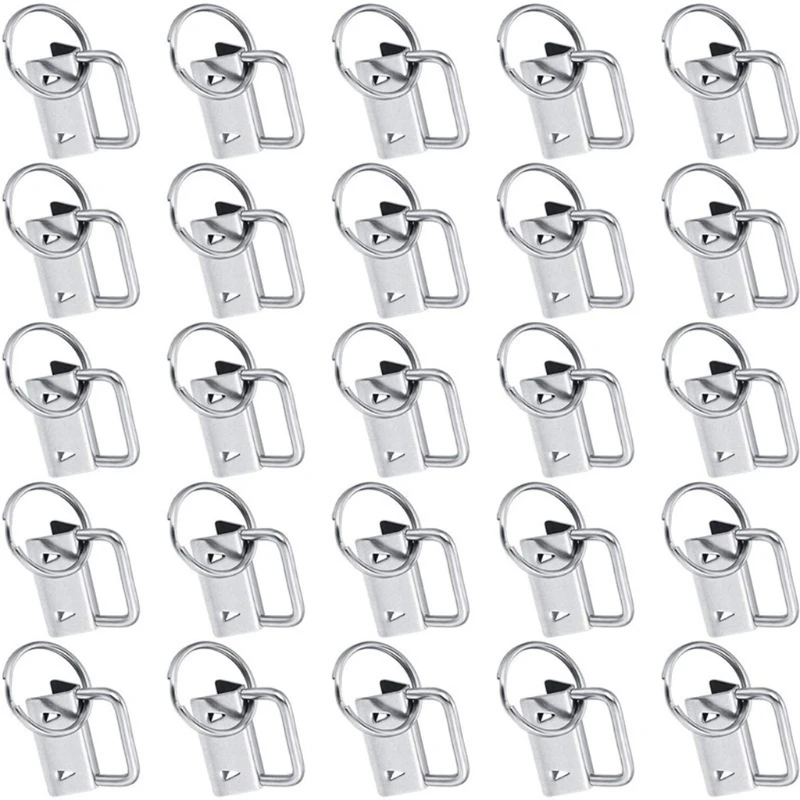 40pcs for Key Hardware with for Key Rings for Bag Wristlets Ribbon Webbing Dropship