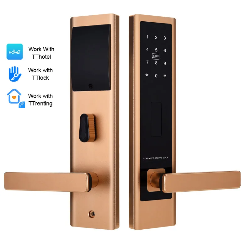 

TTlock TThotel Bluetooth Умный цифровой дверной замок для квартиры и решения Airbnb