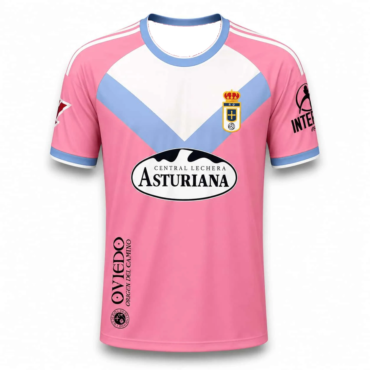 2026-2027 Spanien Team Trikot Verein Real Oviedo Heimtrikot 3D-Druck T-Shirt Herren Atmungsaktives T-Shirt Eltern-Kind – Detail 3