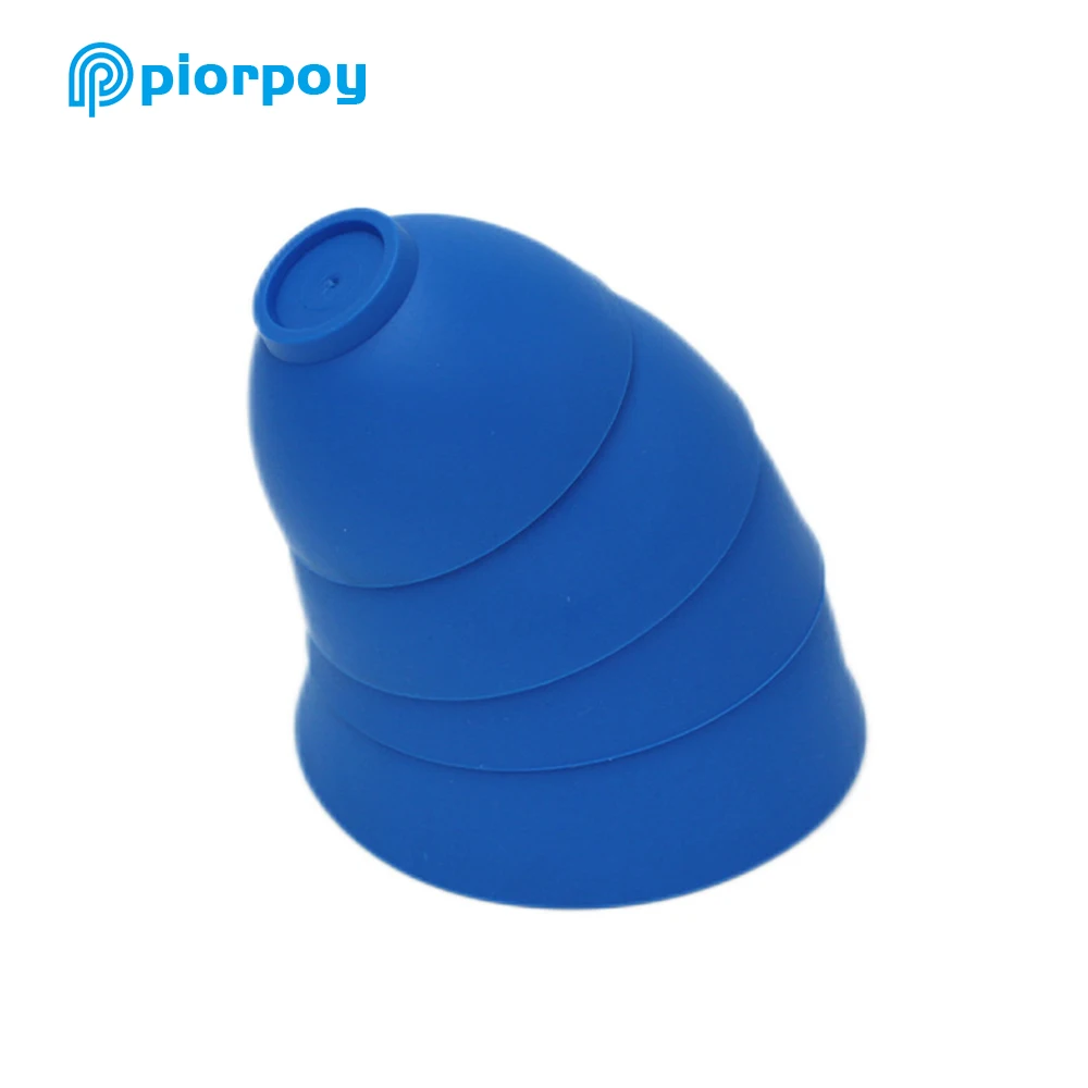 PIORPOYDental ciotola in pelle di gesso misto S/M/L/XL Silicone misto flessibile ciotola di miscelazione materiale spatola ciotola per strumento di igiene orale