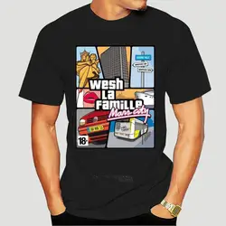 Camiseta de verano para Hombre y mujer, prenda de vestir, de algodón, con estampado de Marseille Gta Wash