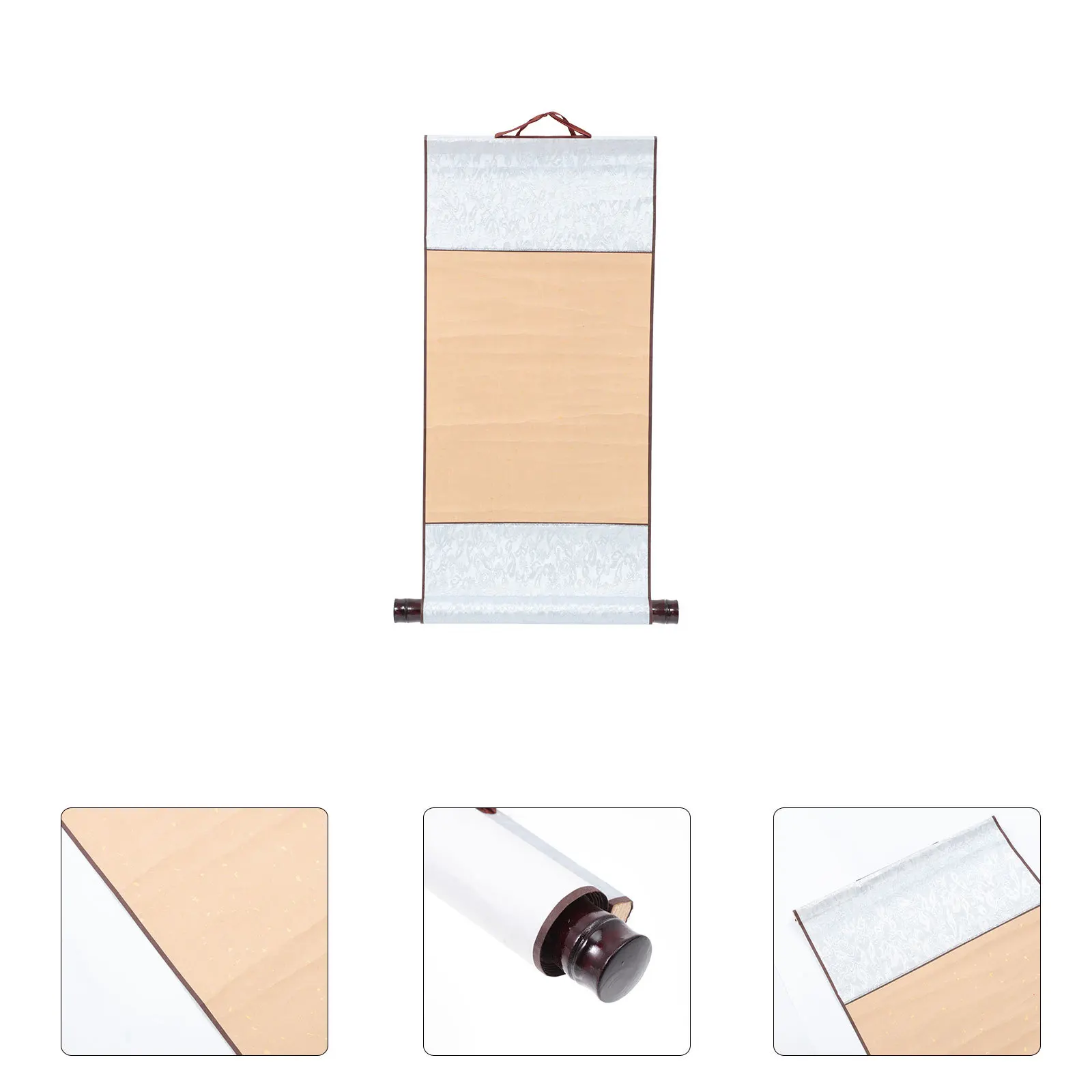 

Custom Chinese Calligraphy Paper Blank Hanging Scroll for Brush Painting and Writing Art Wall Decor Chinese Scroll Paper