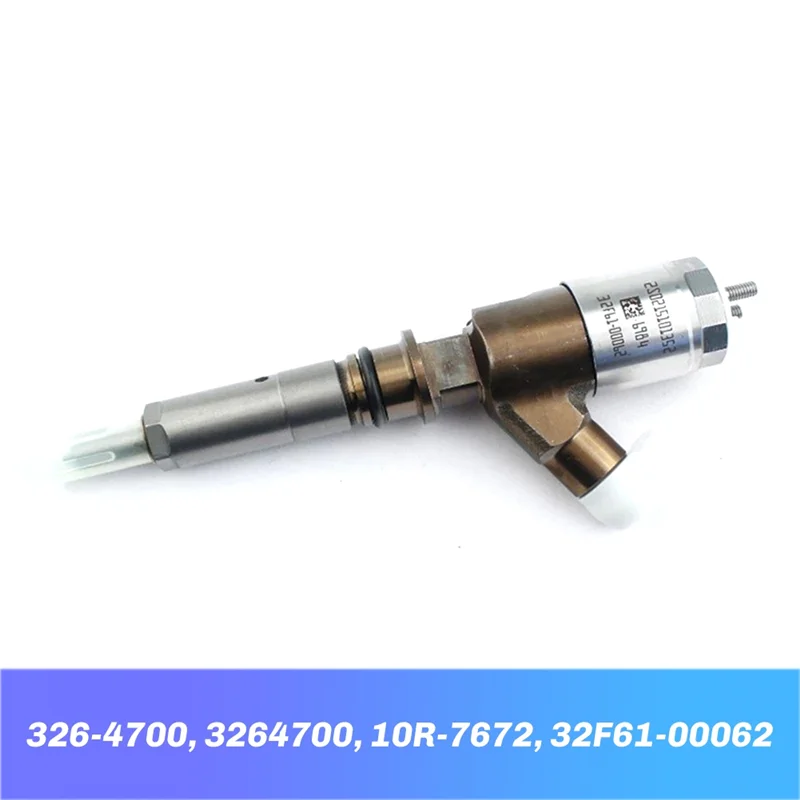 

Well Common Rail Injector Fuel Injector For Car Engine CAT 320D 321D 323D C-6 C6 32F61-00062 326-4700 3264700 10R-7672