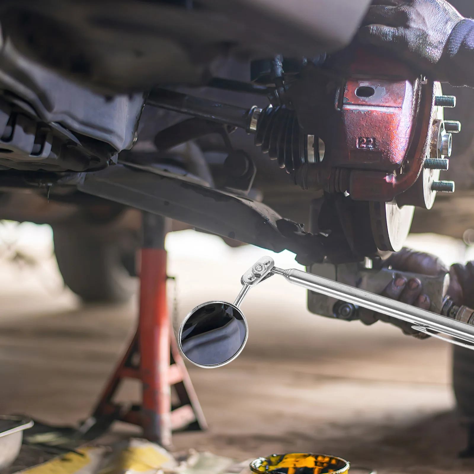 

3Pcs Flexible Inspection Mirror Retractable Auto Tool Extendable Mirror for Mechanics and Homeowners Inspection Tool