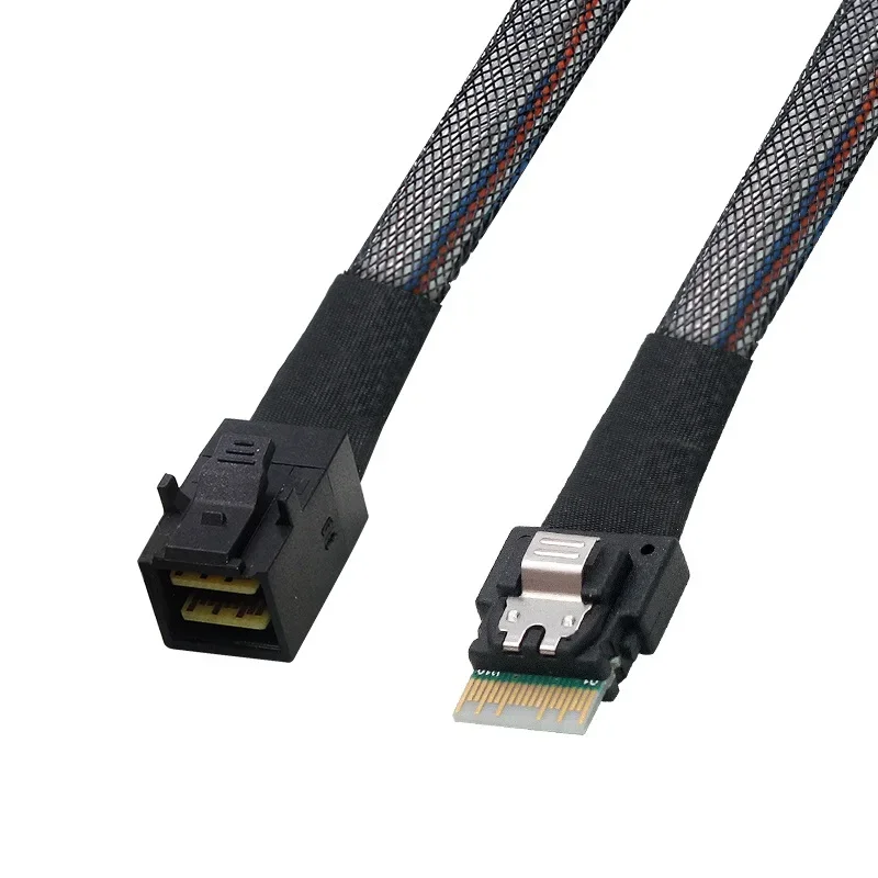 

New Server Connection Cable SFF8654 To SFF8643 Adapter Cable SlimSAS 4i To Minisas Cable