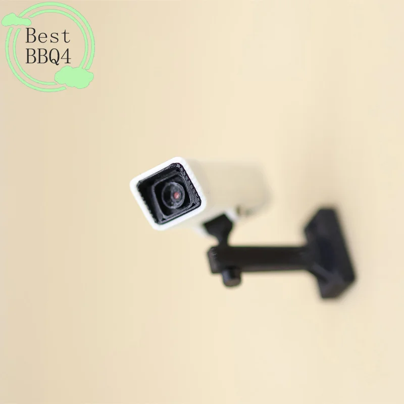 (BBQ4)1/12 Dollhouse Mini Surveillance Camera Model Dollhouse Home Decoration Accessories Dolls Home Micro Scene Ornament